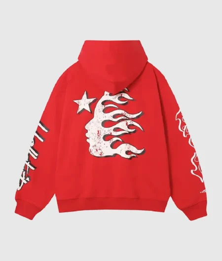 Hellstar Studios Records Hoodie Red